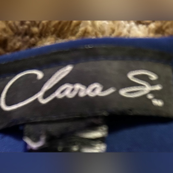 Clara S Women's Blue Tank Top - Picture 4 of 4